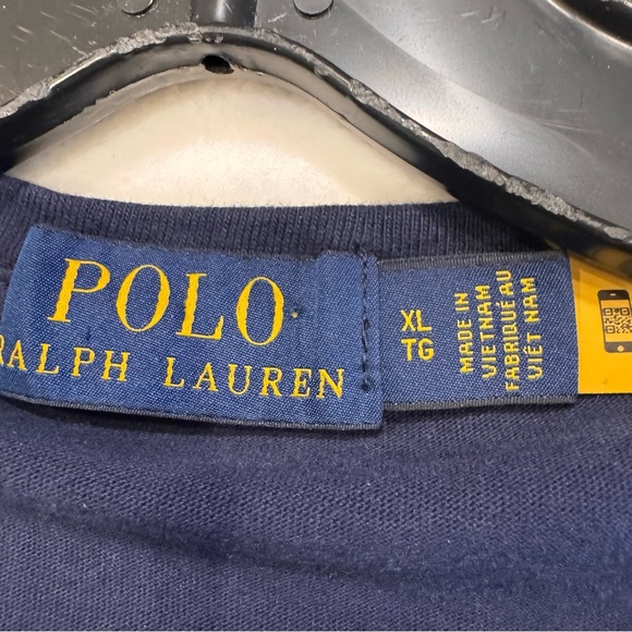 Polo Ralph Lauren Men’s Yacht Club Classic Fit Navy Crew Neck T-Shirt NWOT Sz XL - Picture 4 of 8